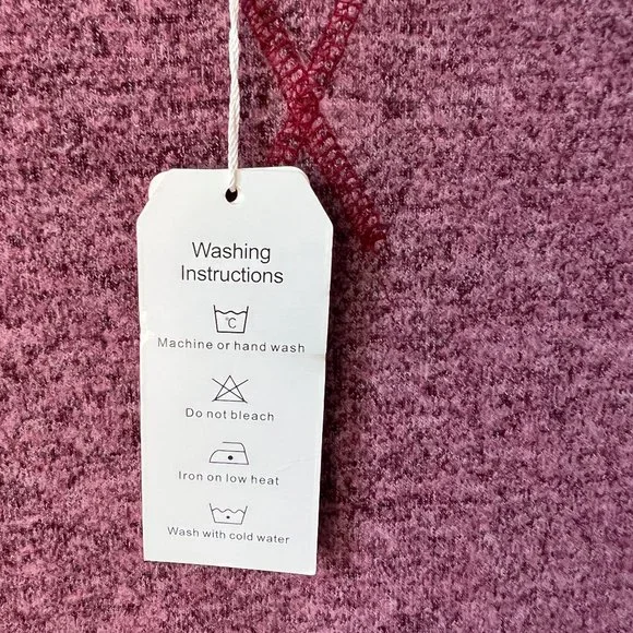 NEW Lightweight Pullover Sweater Heather Rose Color, Size Large - Picture 5 of 13